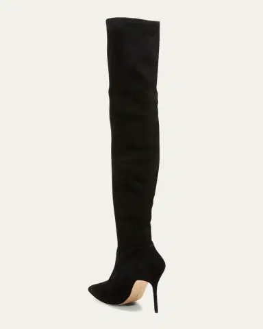 Manolo Blahnik Paschalarehi Suede Over-The-Knee Boots | Thumbnail 2 Manolo Blahnik Paschalarehi Suede Over-The-Knee Boots | Thumbnail 2