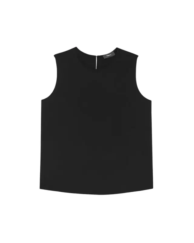 Theory Silk Straight Shell Top