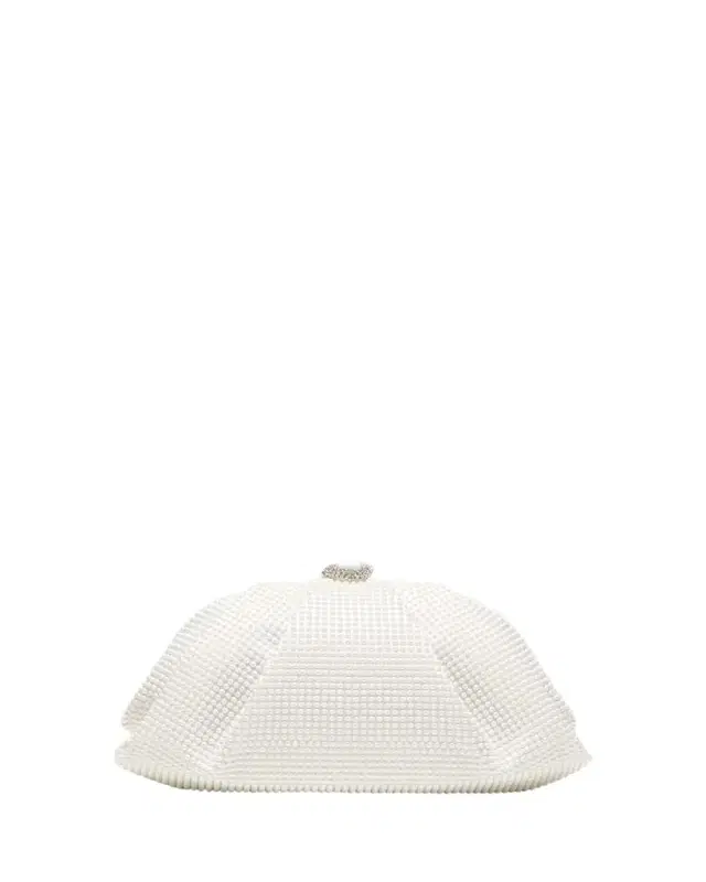 Gemma Pearly Rhinestone Top-Handle Bag