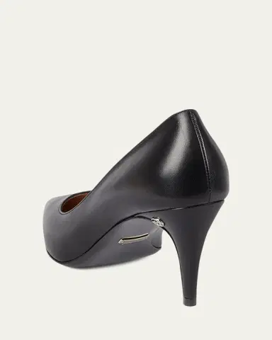 Gucci Anita Leather Stiletto Pumps | Thumbnail 2