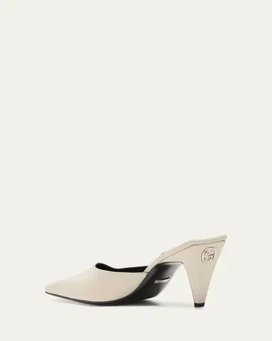 Gucci Mallory Patent Leather Mules | Thumbnail 2