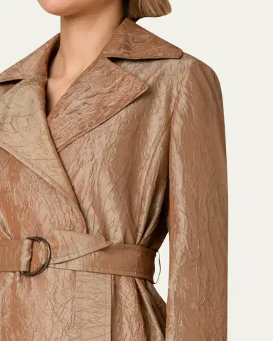Akris punto Water-Repellent Double-Breast Belted Coat | Thumbnail 5 Akris punto Water-Repellent Double-Breast Belted Coat | Thumbnail 5