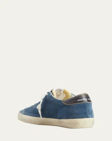 Golden Goose Super-Star Suede Glitter Low-Top Sneakers | Thumbnail 4 Golden Goose Super-Star Suede Glitter Low-Top Sneakers | Thumbnail 4