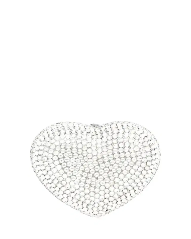 Judith Leiber Couture Heart Crystal Pillbox