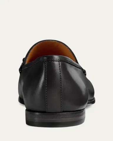 Gucci Jordaan Leather Bit Loafers | Thumbnail 4