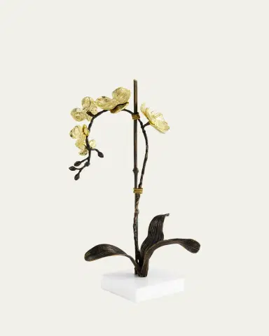 Michael Aram Gold Orchid Small Stem Sculpture | Thumbnail 2