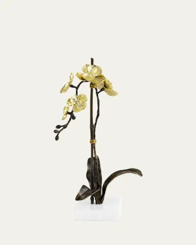 Michael Aram Gold Orchid Small Stem Sculpture | Thumbnail 3