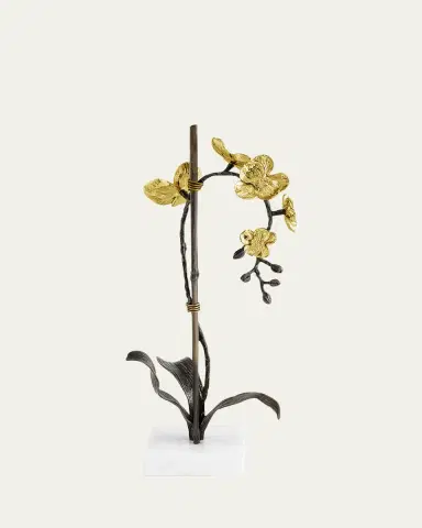 Michael Aram Gold Orchid Small Stem Sculpture | Thumbnail 4