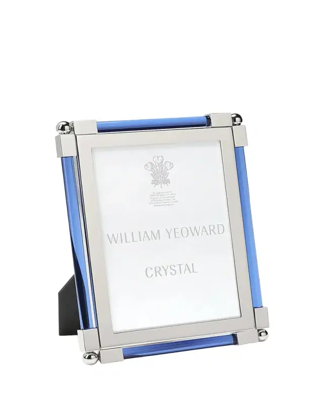 William Yeoward Crystal New Classic Blue Frame, 5 x 7
