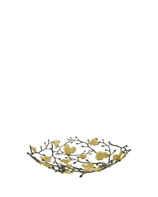 Michael Aram Gold Orchid Centerpiece Bowl