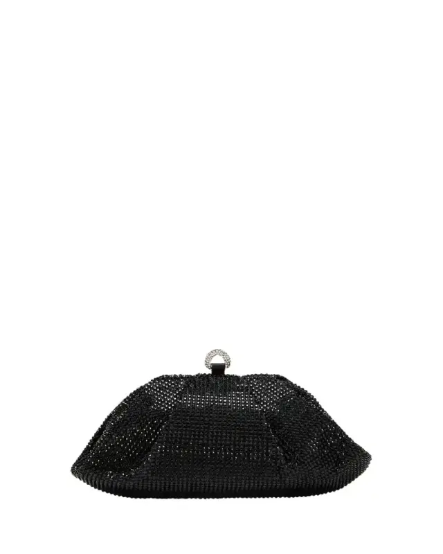 Judith Leiber Couture Gemma Pleated Crystal Clutch Bag