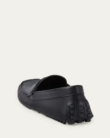 Gucci Men's Ayrton Interlocking G Leather Drivers | Thumbnail 2