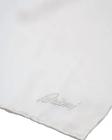 Brioni Men 's Hand-Rolled Silk Pocket Square | Thumbnail 1
