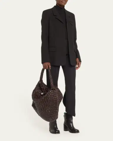 Bottega Veneta Maxi Intreccio Leather Shoulder Bag | Thumbnail 5