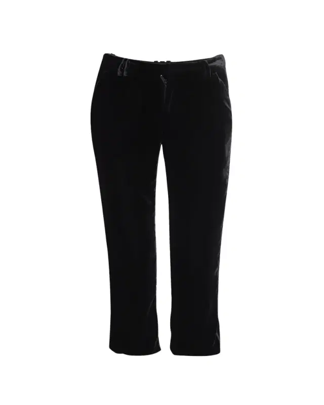 Velvet Bootcut Pants