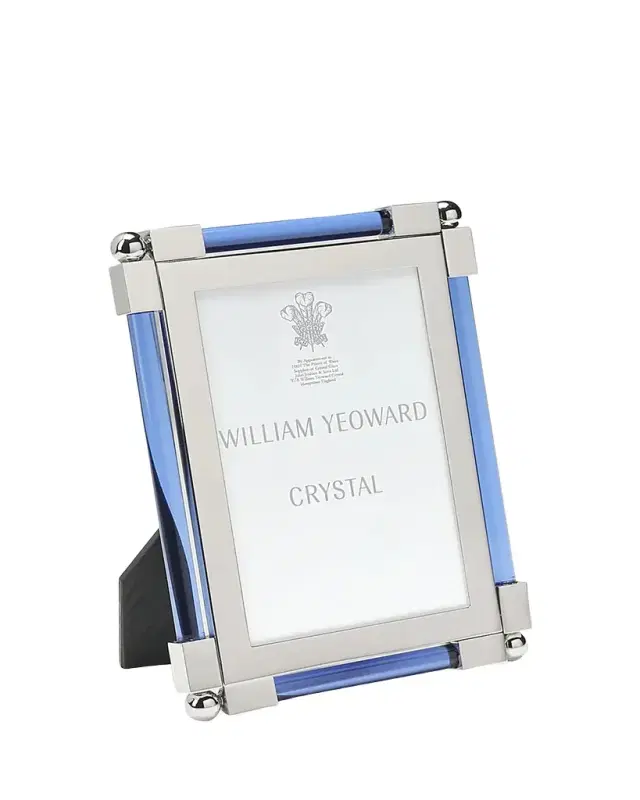 William Yeoward Crystal New Classic Blue Frame, 4 x 6
