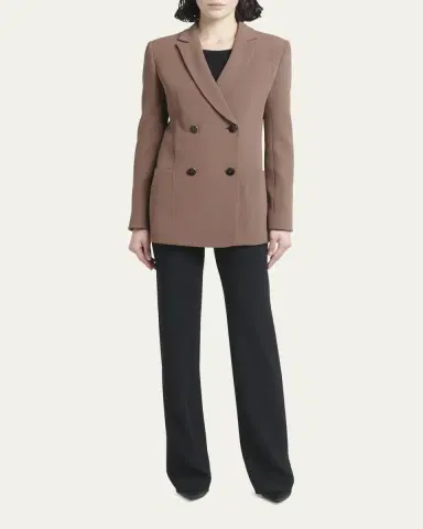 Giorgio Armani Cady Double-Breasted Blazer | Thumbnail 2