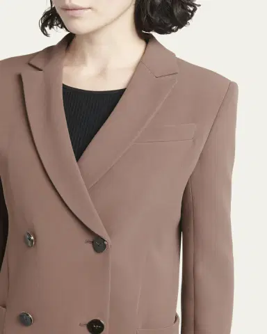 Giorgio Armani Cady Double-Breasted Blazer | Thumbnail 5