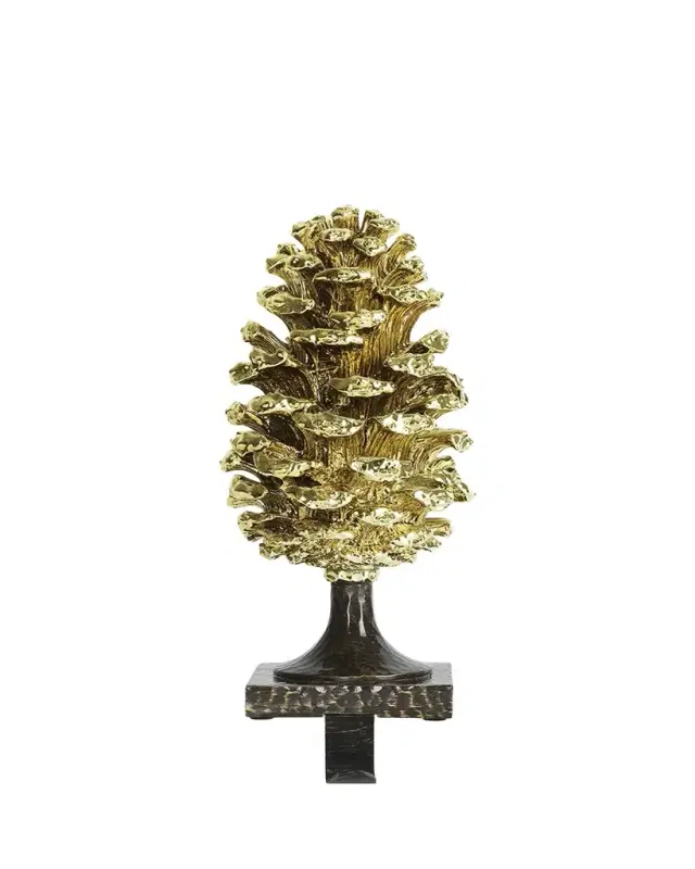 Michael Aram Pine Cone Stocking Holder