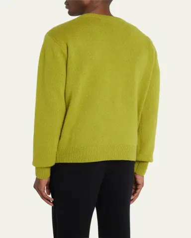 The Elder Statesman Men's Heavyweight Cashmere Sweater | Thumbnail 3