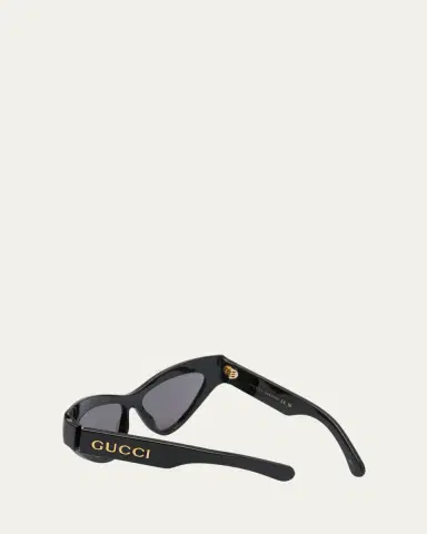 Gucci Logo Acetate Butterfly Sunglasses | Thumbnail 2