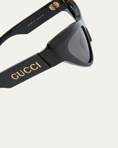 Gucci Logo Acetate Butterfly Sunglasses | Thumbnail 4