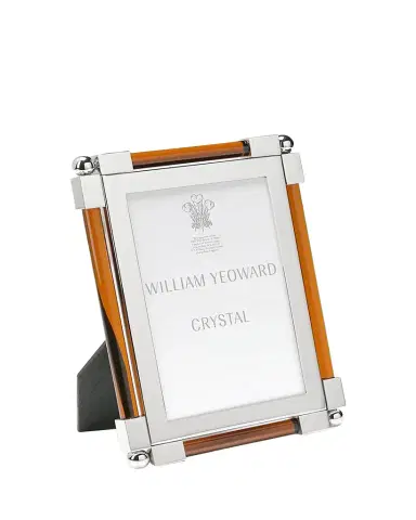 William Yeoward Crystal New Classic Amber Frame, 4 x 6 | Thumbnail 1