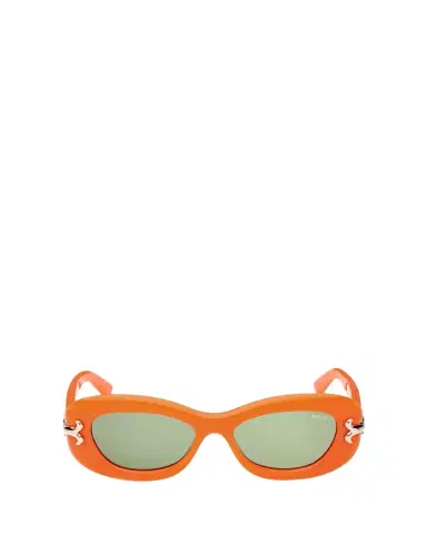 PUCCI Filigree Acetate Oval Sunglasses | Thumbnail 1