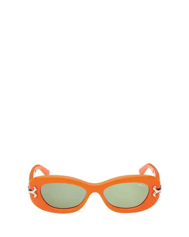 Pucci Filigree Acetate Oval Sunglasses