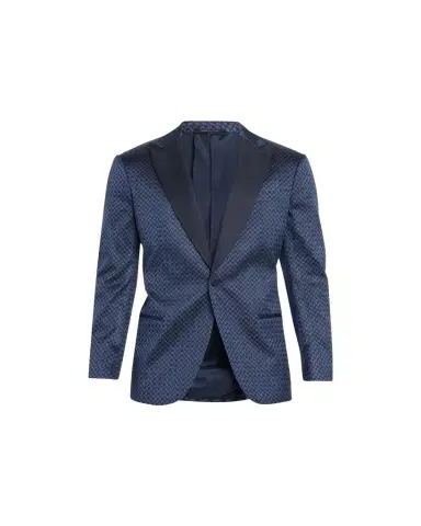 Giorgio Armani Men's Silk Jacquard Blazer | Thumbnail 1