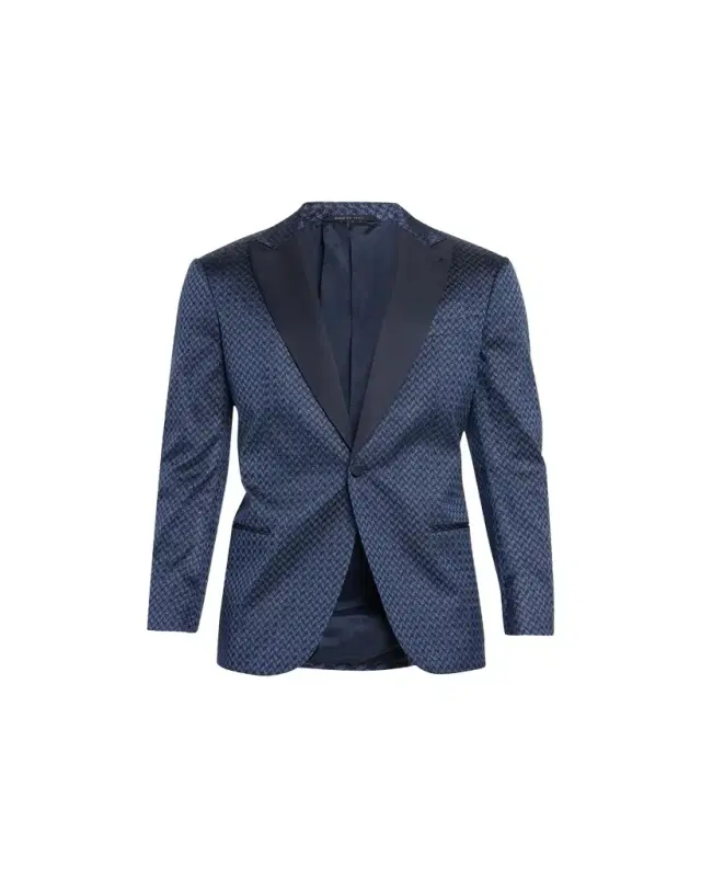 Men's Silk Jacquard Blazer