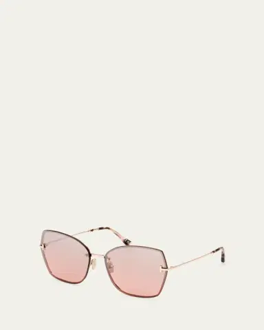 Tom Ford Nickie Metal Butterfly Sunglasses | Thumbnail 2 Tom Ford Nickie Metal Butterfly Sunglasses | Thumbnail 2