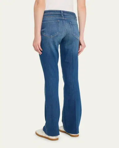 L'Agence Sneeki Low-Rise Sneaker Straight Jeans | Thumbnail 3