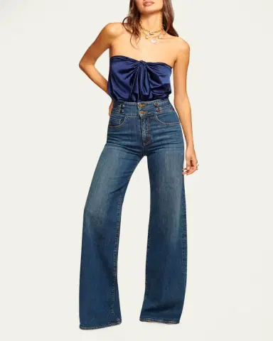 Ramy Brook Liv High-Rise Wide-Leg Jeans | Thumbnail 2 Ramy Brook Liv High-Rise Wide-Leg Jeans | Thumbnail 2