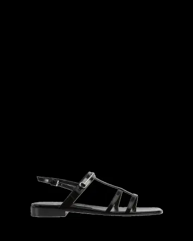 Gucci Divine Leather Slingback Sandals | Thumbnail 2