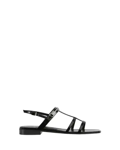 Gucci Divine Leather Slingback Sandals | Thumbnail 1