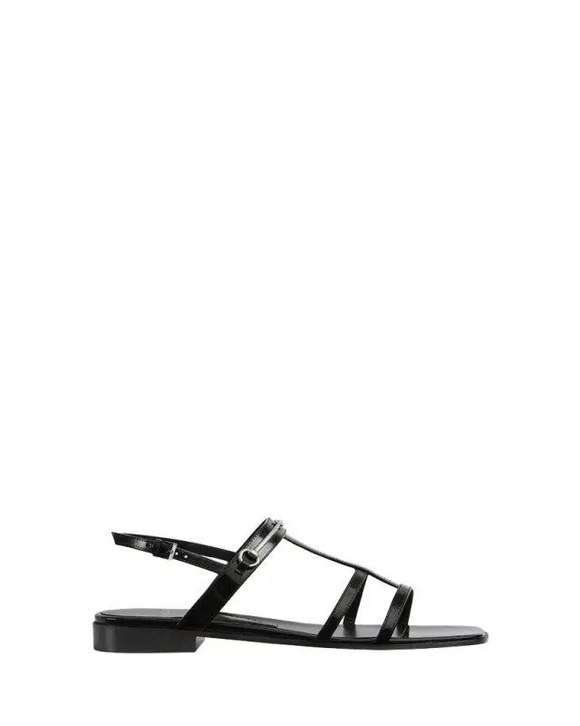 Divine Leather Slingback Sandals