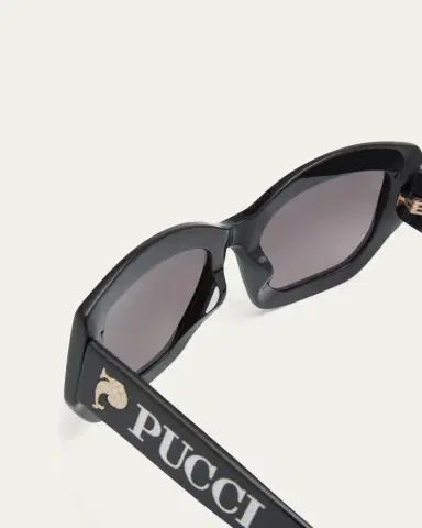 Pucci Oversized Logo Acetate & Metal Sunglasses | Thumbnail 5
