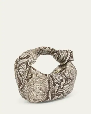 Bottega Veneta Mini Jodie Python Top-Handle Bag | Thumbnail 3