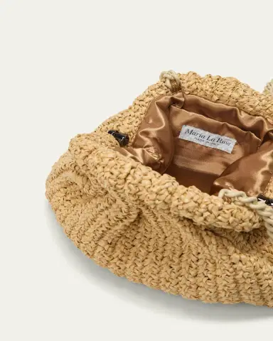 Maria La Rosa Game Mini Circle Crochet Clutch Bag | Thumbnail 4