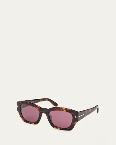 Tom Ford Guilliana Acetate Geometric Sunglasses | Thumbnail 2