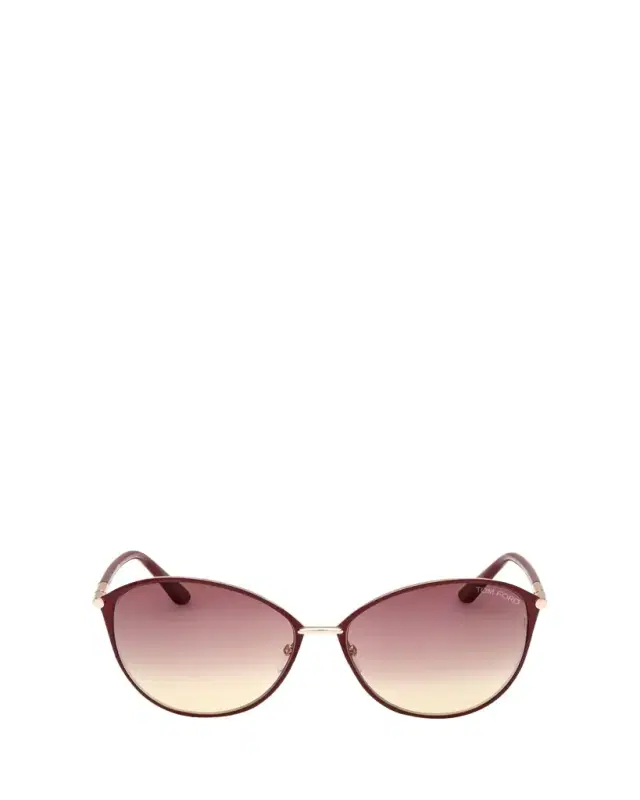 TOM FORD Penelope Metal & Acetate Butterfly Sunglasses