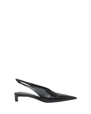 Jil Sander Calfskin Slingback Ballerina Pumps | Thumbnail 1