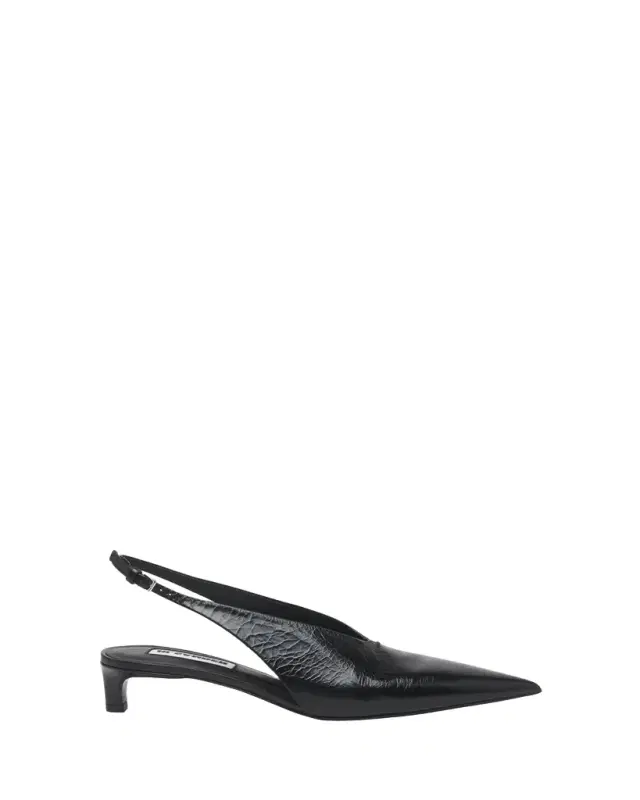 Calfskin Slingback Ballerina Pumps
