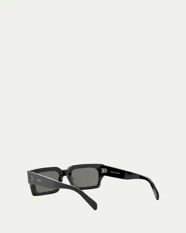 Celine Men's 3-Dot Acetate Rectangle Sunglasses | Thumbnail 3 Celine Men's 3-Dot Acetate Rectangle Sunglasses | Thumbnail 3