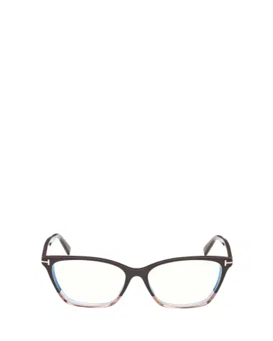TOM FORD Blue Blocking Two-Tone Acetate Cat-Eye Glasses | Thumbnail 1