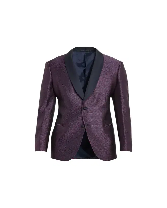 Giorgio Armani Men's Jacquard Shawl Blazer