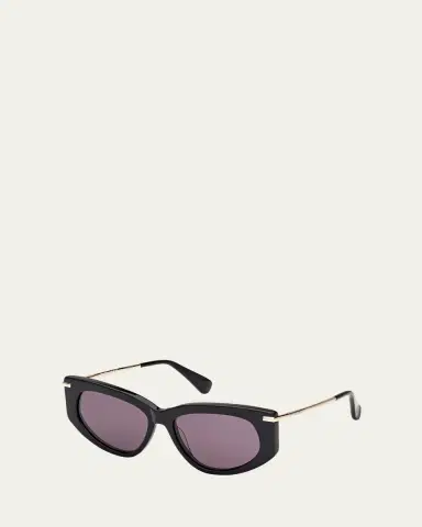Max Mara Beth Acetate & Metal Cat-Eye Sunglasses | Thumbnail 2 Max Mara Beth Acetate & Metal Cat-Eye Sunglasses | Thumbnail 2