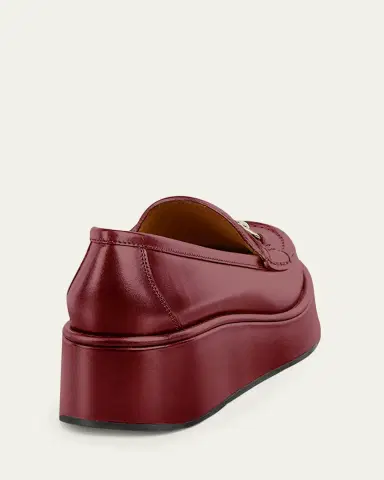 Gucci Idle Leather Bit Platform Loafers | Thumbnail 3
