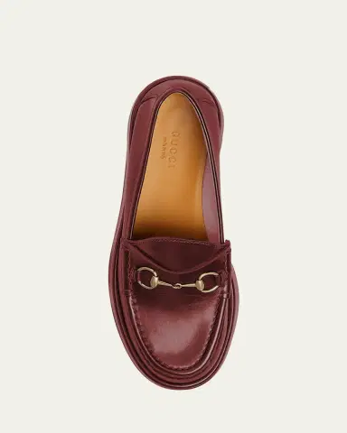 Gucci Idle Leather Bit Platform Loafers | Thumbnail 4